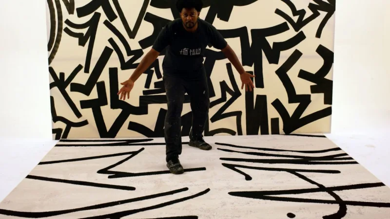 O artista do pixo Bruno "Loucuras" Rodrigues, que atuou em parceria com Pedro Franco no desenvolvimento da coleção.