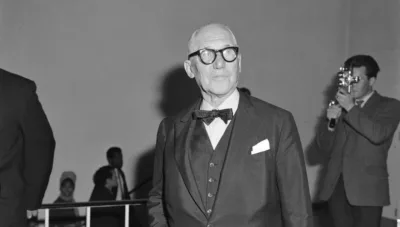 Retrato de Le Corbusier feito em 1964 pelo fotógrafo Joop van Bilsen. Foto: Stedelijk Museum Sikkensprijzen/ Wikimedia Commons