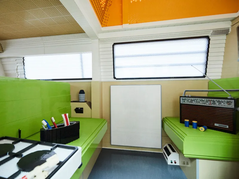 Espaço interno chama atenção pela riqueza de detalhes. Foto: Divulgação