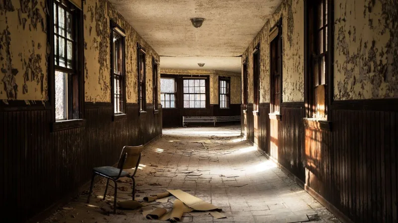 Em um dos episódios, os amigos exploram um antigo hospital abandonado. Foto: reprodução/The Proper People