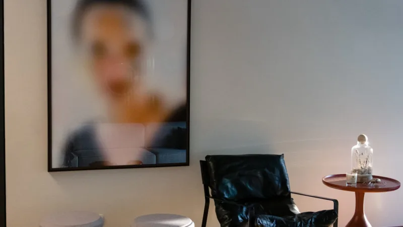 Detalhe do estar íntimo.
