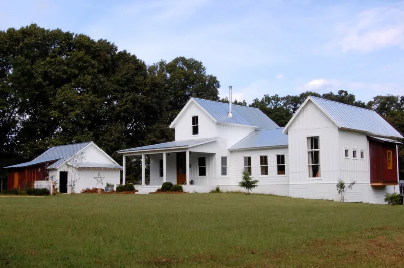 Board-and-batten exteriors are becoming more popular. MUST CREDIT: Corynne Pless/Houzz
