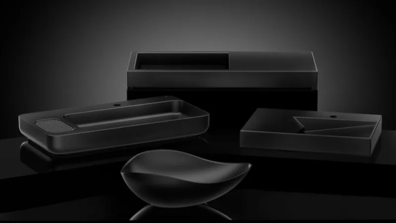 Cubas da Roca no preto absoluto Matte Black.