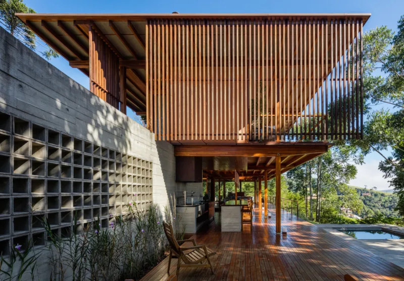 Residência CM, do escritório Reinach Mendonça Arquitetos Associados, foi vencedora na categoria residências. Foto: Nelson Kon