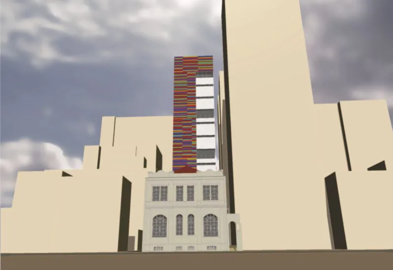 Perspectiva do projeto de restauro e ampliação. Imagem: Meta Arquitetura/Divulgação