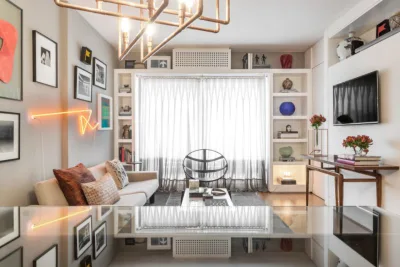 Inspire-se neste apartamento de 66 m² que destaca memórias da família em projeto autoral