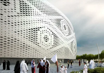 Estádio Al Thumama, assinado por Ibrahim Maidah, explora história, simbolismo e cultura do Catar. Foto: Supreme Committee for Delivery and Legacy