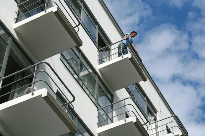 O prédio "prellerhaus", que abrigou estudantes do movimento de Bauhaus. Foto: reprodução/Bauhaus Dessau