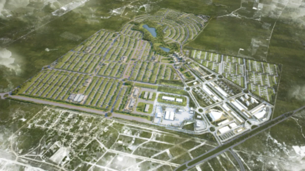 Perspectiva de como será a  Smart City Laguna, que está em construção na cidade de São Gonçalo do Amarante (CE). Fotos: Divulgação