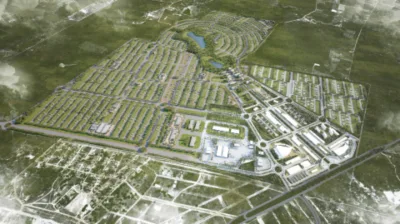 Perspectiva de como será a  Smart City Laguna, que está em construção na cidade de São Gonçalo do Amarante (CE). Fotos: Divulgação