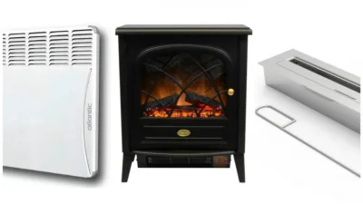 Aquecedor elétrico ou lareira? Listamos as diferenças e preços para sua escolha