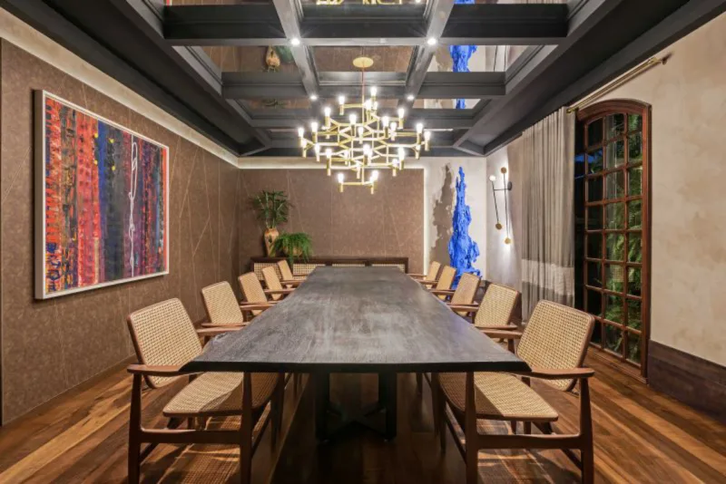 Sala de jantar assinada por Janaina Macedo. Foto: