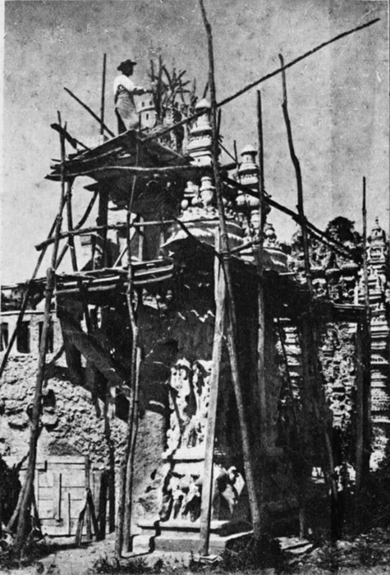 Construção do Palácio. Foto: Reprodução