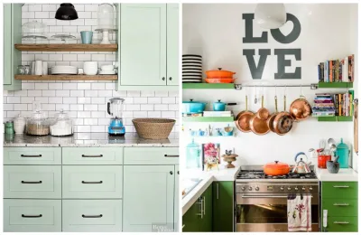 Usando métodos de categorização e mais separações é possível deixar a cozinha linda e organizada. 
Foto: Pinterest/Reprodução