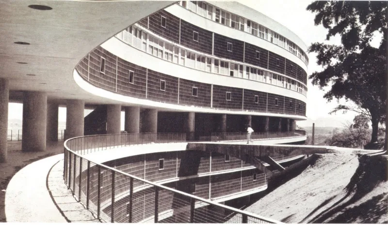 Pedregulho, no Rio de Janeiro, foi erguido na década de 1940. Foto: Nabil Bonduki / Divulgação