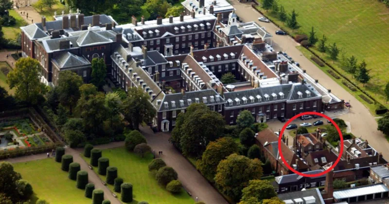Localização de Nottinghman Cottage no Palácio de Kensignton. Foto: Getty Images