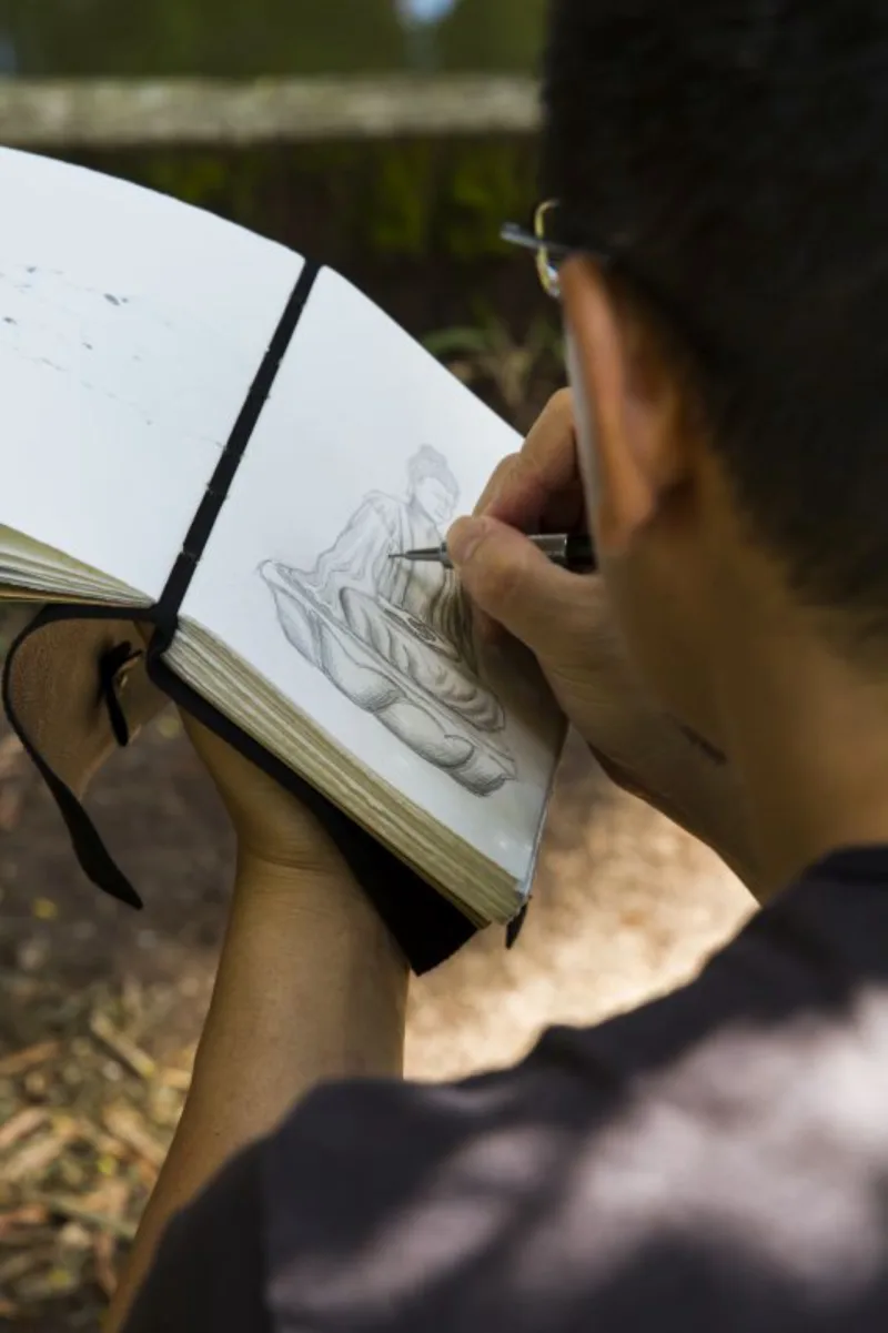 Croquis Urbanos se reúne na Praça do Japão