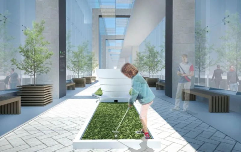 "Mini Golf", Michelle Schrank