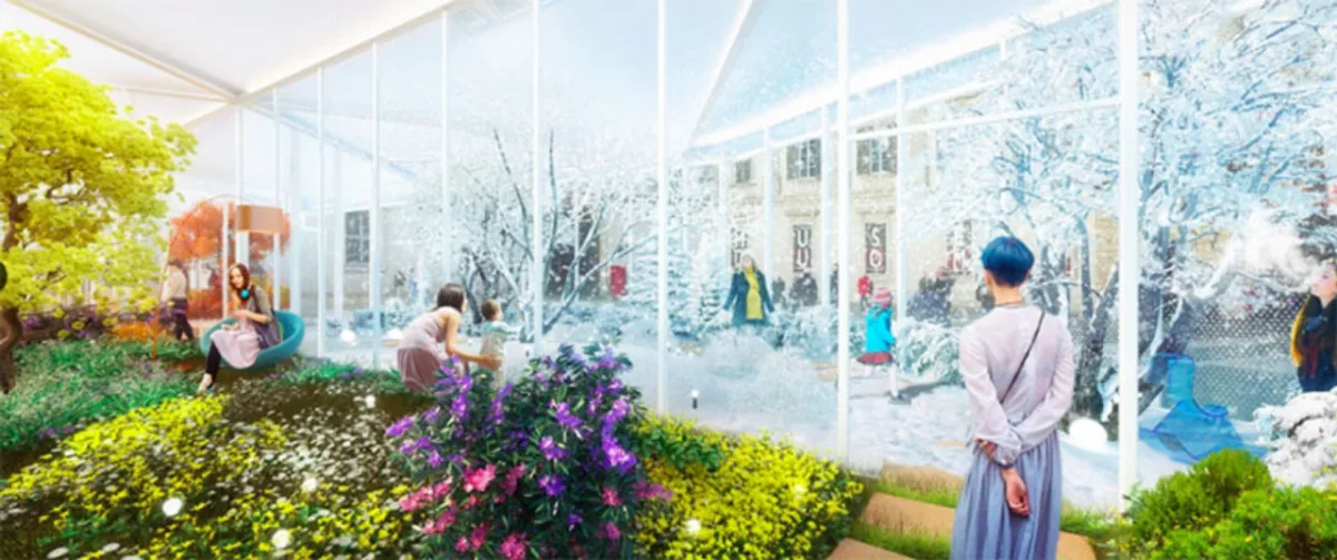 "Living Nature", ambicioso projeto do escritório de Carlo Ratti para o Salão de Milão de 2018. Foto: CRA/Reprodução