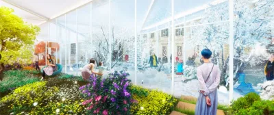 "Living Nature", ambicioso projeto do escritório de Carlo Ratti para o Salão de Milão de 2018. Foto: CRA/Reprodução