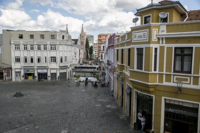 Centro histórico de Curitiba concentra boa parte das UIPs da cidade. Foto: Marcelo Andrade