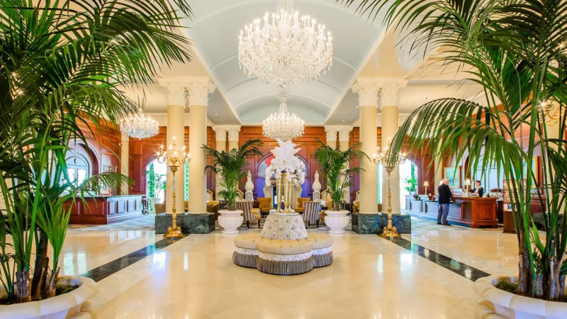 O Nemacolin Woodlands Resort, nos Estados Unidos, tem design de luxo e se destaca pela grande programação voltada às crianças. Foto: divulgação