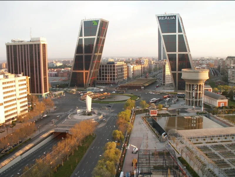 Puerta de Europa, Madri, Espanha. Foto: Wikimedia Commons/Reprodução
