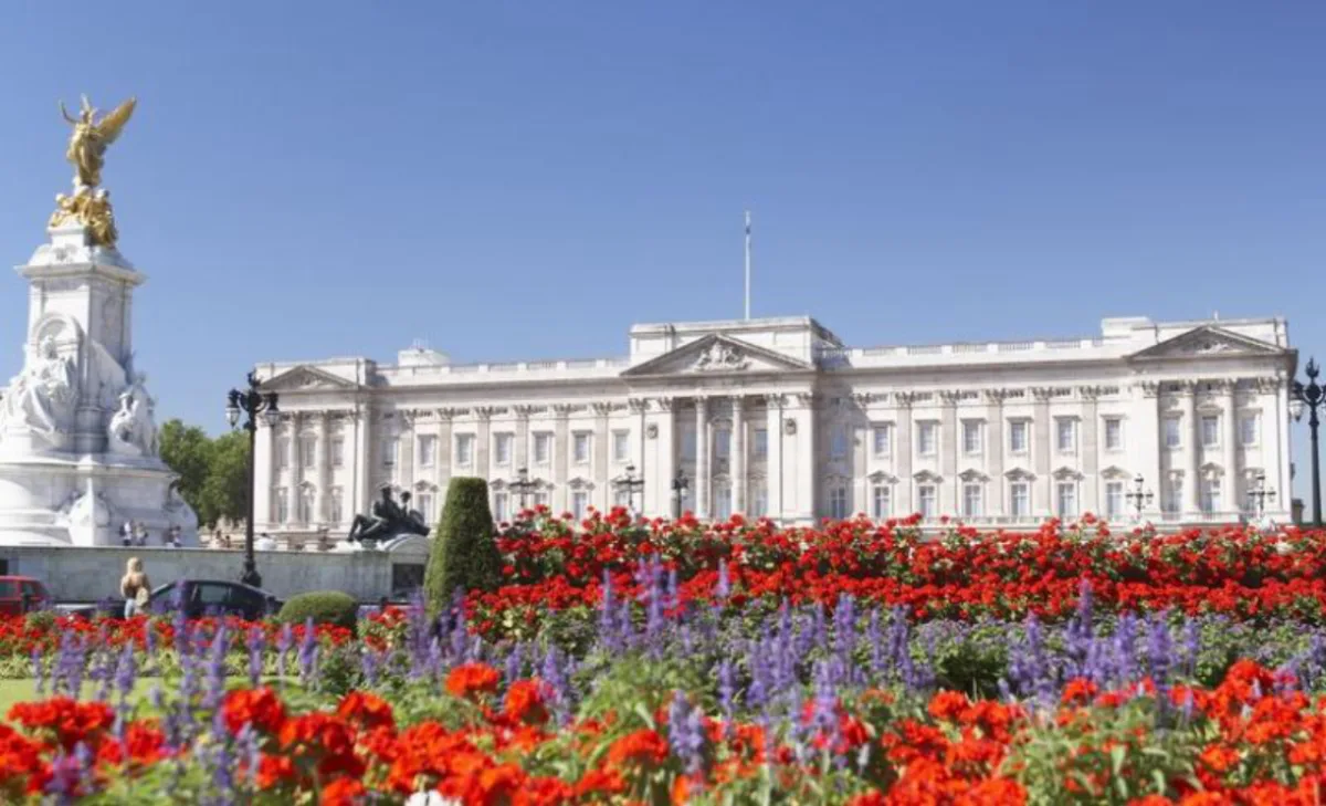 Jardim da residência oficial da rainha tem aproximadamente 17 hectares. Foto: Buckingham Palace/Reprodução