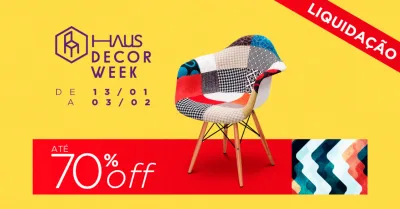 Promoção traz mais de 200 móveis e peças de decoração com descontos de até 70%