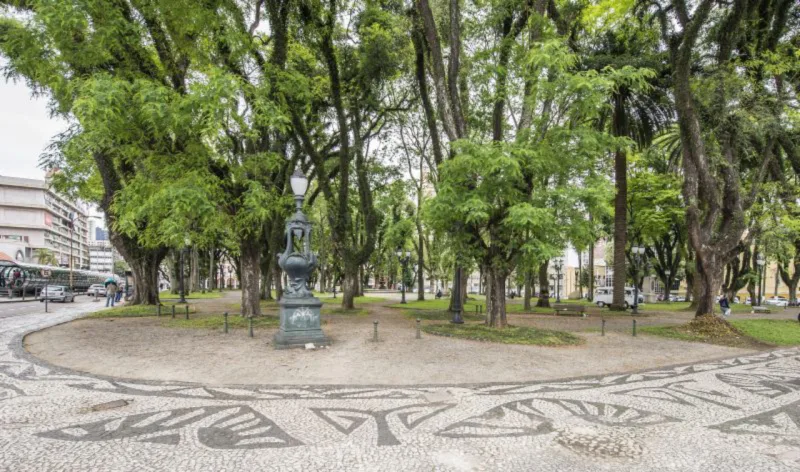 Praça Eufrásio Correia. Foto: Letícia Akemi/Gazeta do Povo