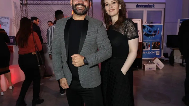 Nelson Machado e Cíntia Lara.