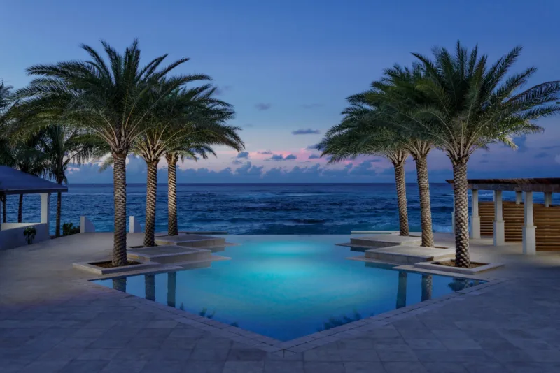 A piscina do Zemi Beach Hotel no Caribe esta entre as mais incríveis do mundo.
Foto: Conexão Destinos / Divulgação