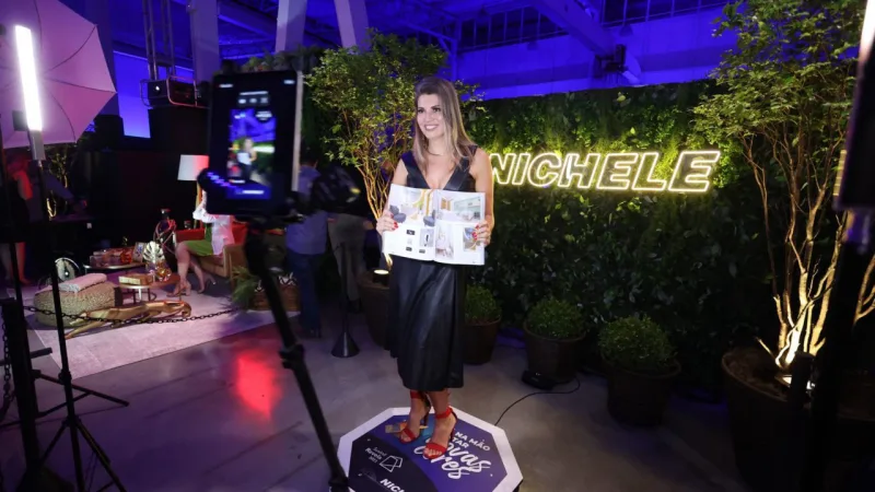 Área da Nichele, uma das parceiras do Anuário HAUS 2022, no evento.