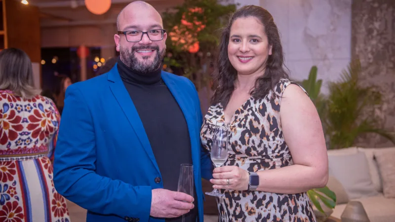 Rafael Von Der Osten e Karyn Martinez.