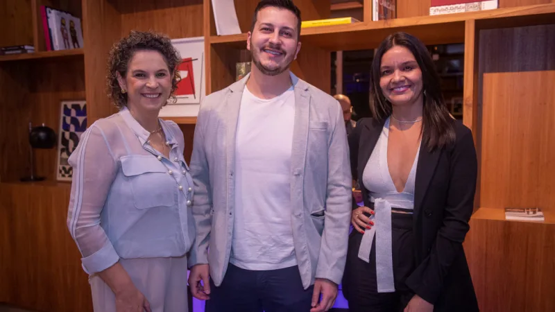 Janaina Bazzo, Kaio Herbert e Cintia Almeida.