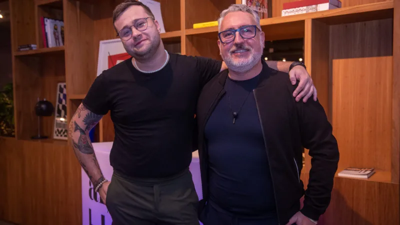 Rafael Francizak e Alexandre Mandarino.