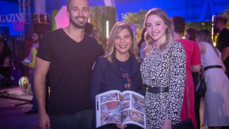 João Riskalla, Anne Riskalla e Talita Desiré