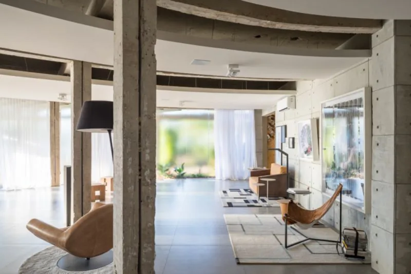 Arquitetura moderna de Brasília é a principal inspiração do projeto.