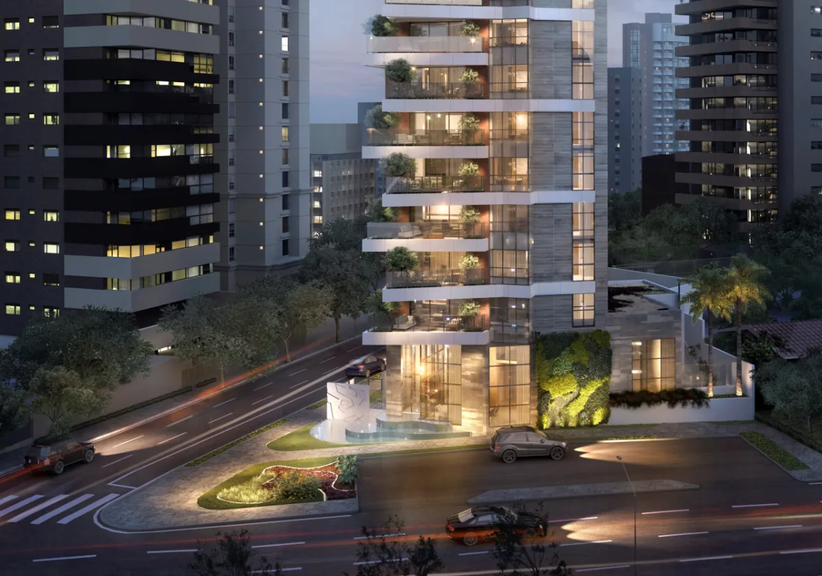 Novo empreendimento em Curitiba terá projeto de paisagismo do escritório Burle Marx. Imagem: Divulgação