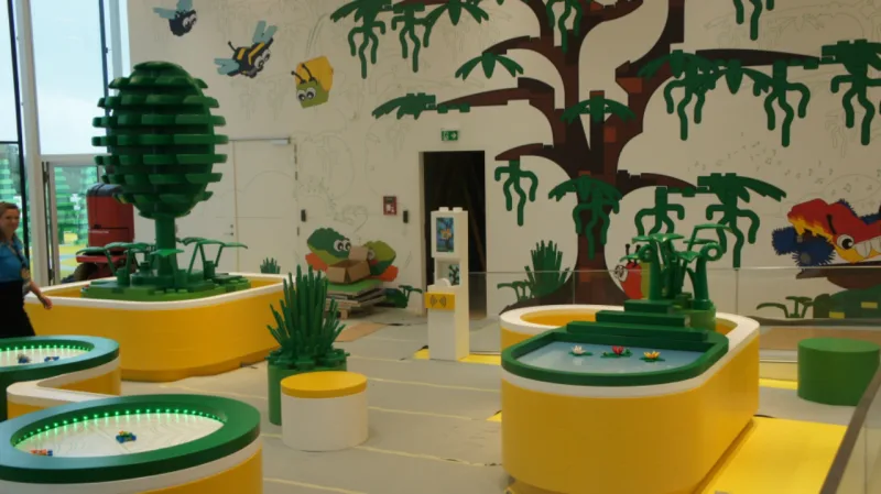 A zona amarela. Foto: reprodução / LEGO.
