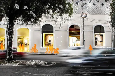 Dissolver a vitalidade que é centralizada nesses grandes centros comerciais é parte da receita para evitar ainda mais degradação nas áreas do entorno. Imagens: Saboia+Ruiz Arquitetos/Expo 2017/Divulgação