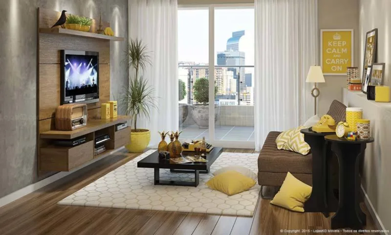 Foto: Divulgação/ conjunto para sala de estar Lojas KD