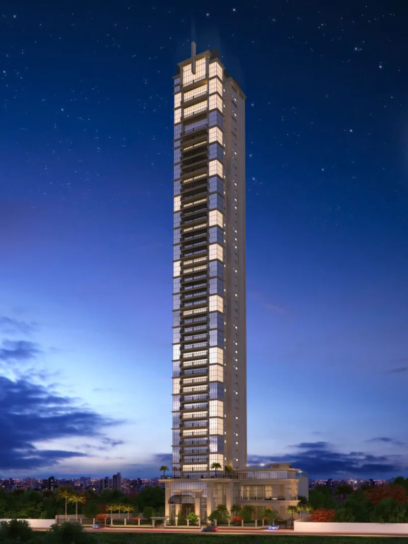 Edifício residencial de alto padrão, o Vogue Square Garden terá 50 pavimentos. Imagem: Divulgação