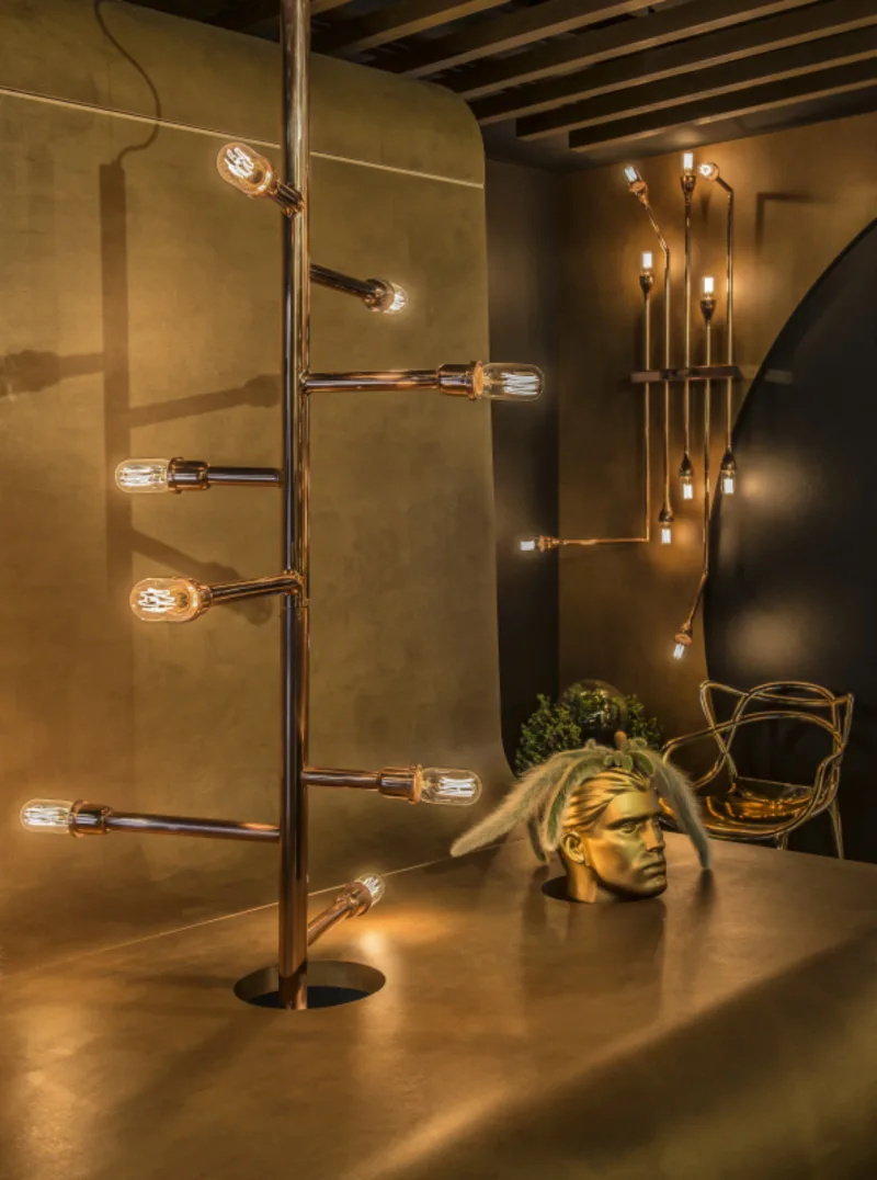 Fotos para matéria especial de iluminação dos ambientes da mostra Casa Cor Paraná 2017 . Lustre pendente arandela luminária . Decoração de interiores . Arquitetura . Design . Local: Jockey Club