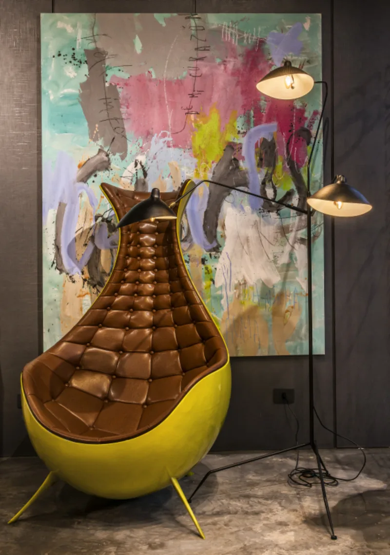 Fotos para matéria especial de iluminação dos ambientes da mostra Casa Cor Paraná 2017 . Lustre pendente arandela luminária . Decoração de interiores . Arquitetura . Design . Local: Jockey Club