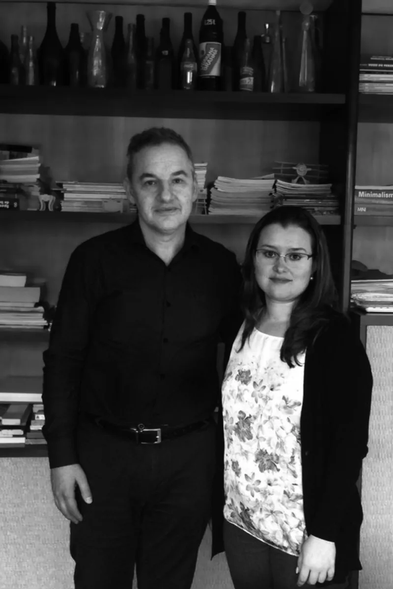 Os arquitetos Marcelo Calixto e Ariathany Zaiczuk. Foto: Divulgação