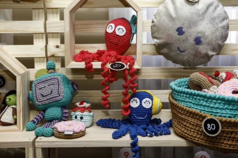 Feira de produtos Hand Made realizada na Clube sociedade Morgenaul, em Curitiba. Foto: André Rodrigues / Gazeta do Povo
