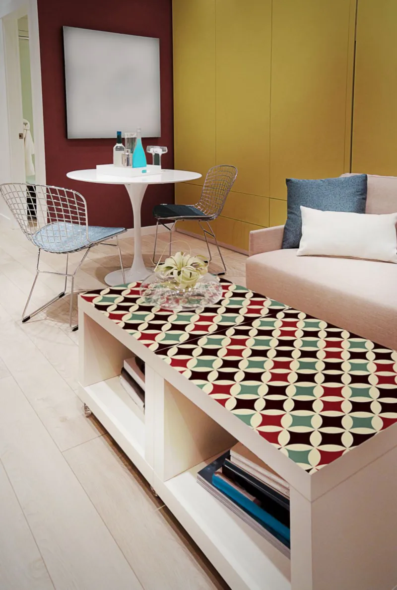Para uso em ambientes internos secos e úmidos, a linha Shapes, da Formica, também pode ser aplicada em mobiliários.