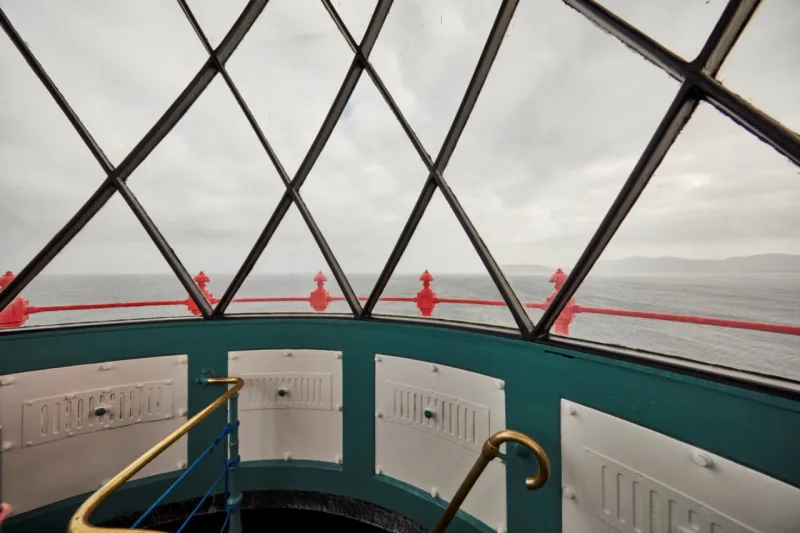 The view from Fanad Head Lighthouse in County Donegal, Ireland, Sept. 27, 2016. Part of the Great Lighthouses of Ireland, a tourism trail introduced in 2015 that highlights 12 exceptional landmarks, the still-operational Fanad Head is one of IrelandÕs most scenic lighthouses, with self-catering apartments in former keepersÕ quarters. (Andy Haslam/The New York Times)