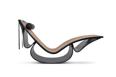 A  Chaise Longue Rio, de Oscar Niemeyer, é uma das peças originais que vão compor o acervo da loja Bossa. Foto: Divulgação